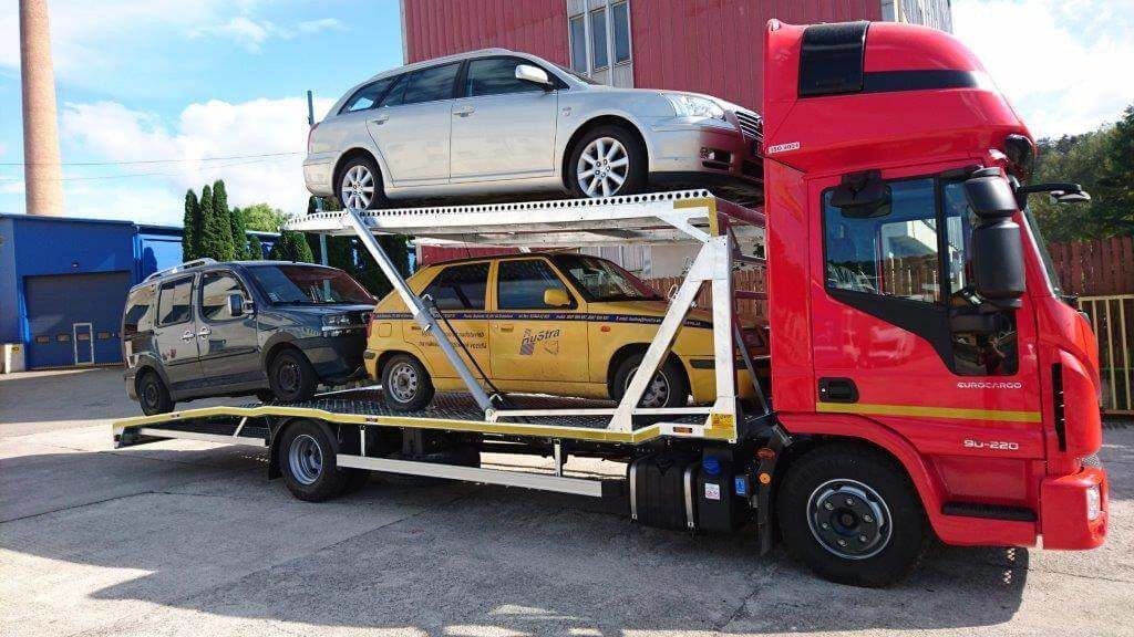 Dvojpodlažný prepravník na Iveco Eurocargo, fotografia 1 z 2, výroba HuStra